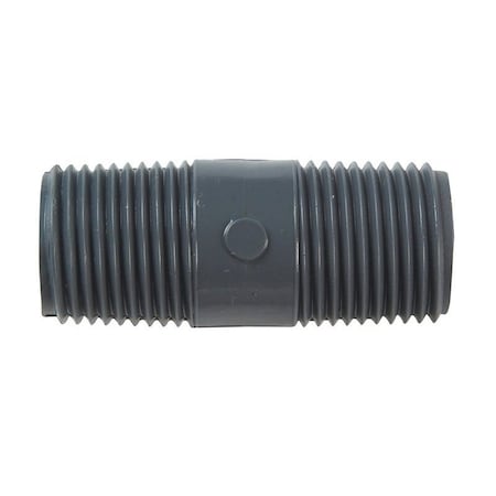 B & K B&K Schedule 80 1/2 in. MIP X 1/2 in. D MIP PVC 2 in. Nipple 1 pk 403-020